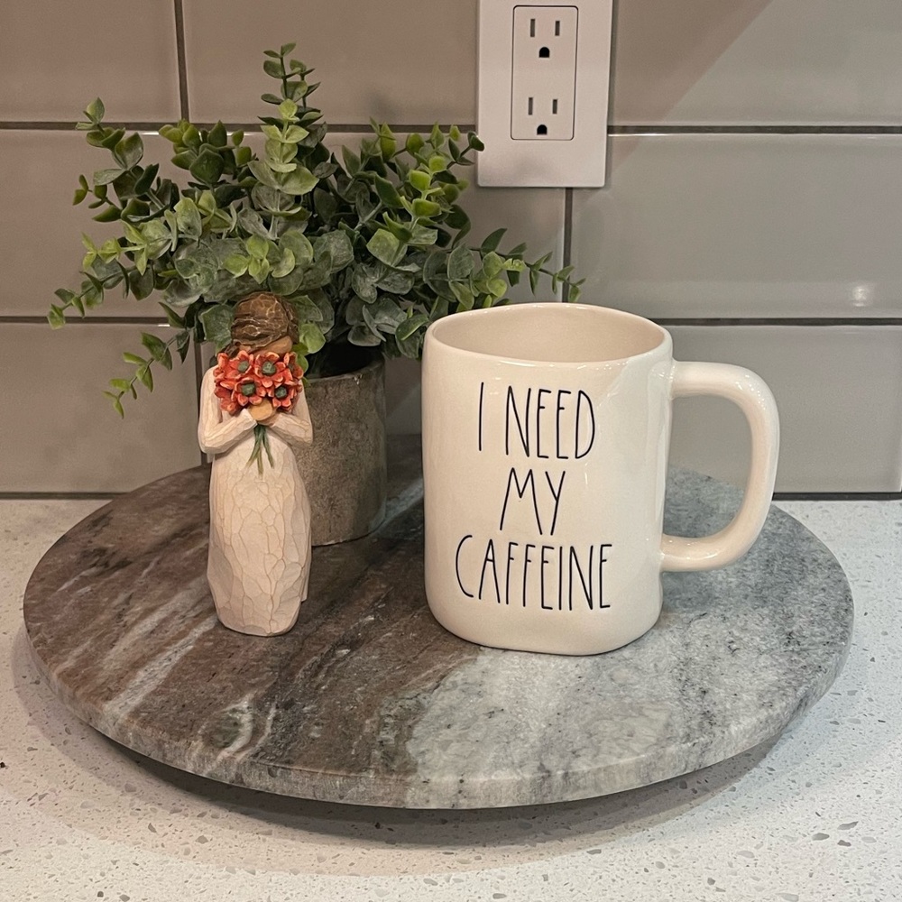 NWT - RAE DUNN “I NEED MY CAFFEINE” Mug